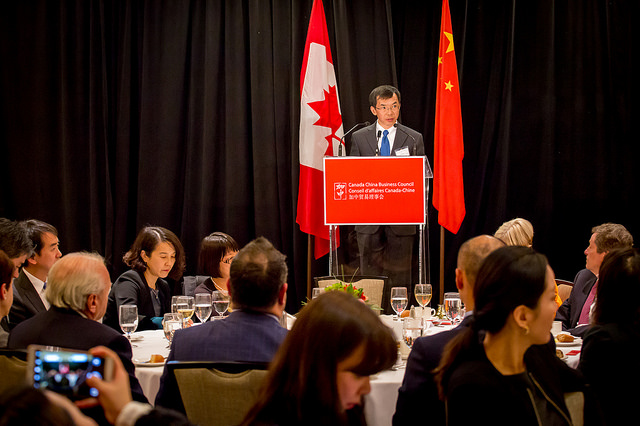 Business Luncheon with LU Shaye, Ambassador of the People’s Republic of China to Canada, and John Tory, Mayor of Toronto